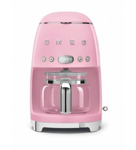 SMEG 50'S Style Retro Pembe Filtre Kahve Makinesi 