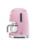 SMEG 50'S Style Retro Pembe Filtre Kahve Makinesi 