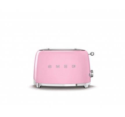 SMEG 50'S Style Retro Pembe 2x1 Ekmek Kızartma Makinesi