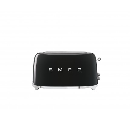 SMEG 50'S Style Retro Siyah 4x Ekmek Kızartma Makinesi