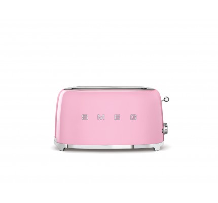 SMEG 50'S Style Retro Pembe 4x Ekmek Kızartma Makinesi