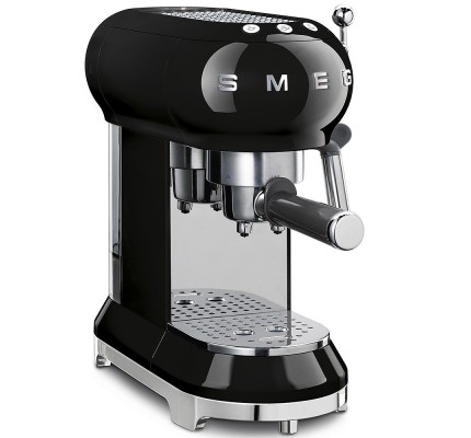 SMEG 50'S Style Retro Siyah Espresso Kahve Makinesi