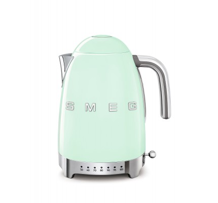 SMEG 50'S Style Retro Pastel Yeşil Isı Ayarlı Kettle