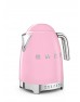 SMEG 50'S Style Retro Pembe Isı Ayarlı Kettle