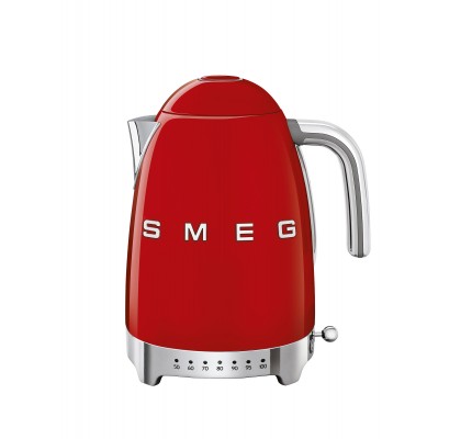 SMEG 50'S Style Retro Kırmızı Isı Ayarlı Kettle