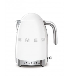 SMEG 50'S Style Retro Beyaz Isı Ayarlı Kettle