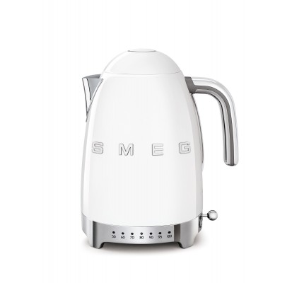 SMEG 50'S Style Retro Beyaz Isı Ayarlı Kettle