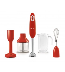 SMEG 50'S Style Retro Kırmızı El Blender Seti