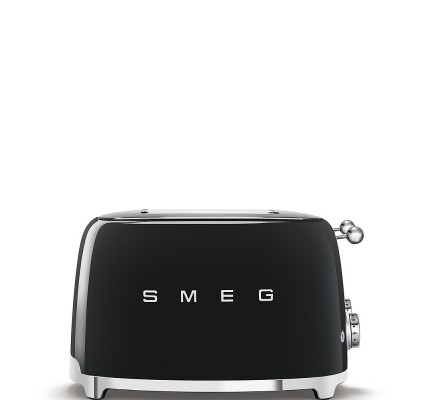 SMEG 50'S Style Retro Siyah Ekmek Kızartma Makinesi 