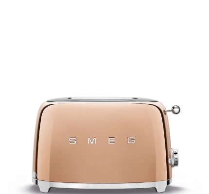 SMEG 50'S Style Retro Rose Gold 2x Ekmek Kızartma Makinesi