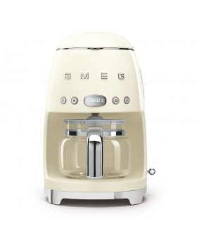 SMEG 50'S Style Retro Krem Filtre Kahve Makinesi 