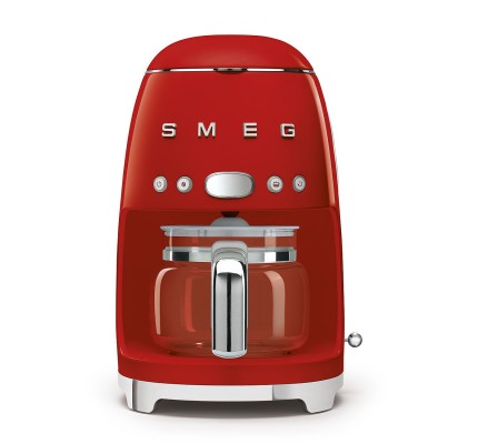 SMEG 50'S Style Retro Kırmızı Filtre Kahve Makinesi 