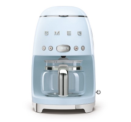 SMEG 50'S Style Retro Pastel Mavi Filtre Kahve Makinesi 