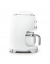 SMEG 50'S Style Retro Beyaz Filtre Kahve Makinesi