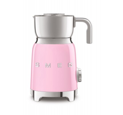 SMEG 50'S Style Retro Pembe Süt Köpürtme Makinesi