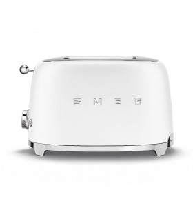 SMEG 50'S Style Retro Mat Beyaz Ekmek Kızartma Makinesi
