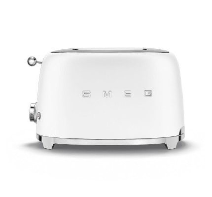 SMEG 50'S Style Retro Mat Beyaz Ekmek Kızartma Makinesi