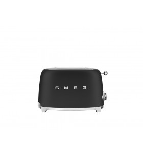 SMEG 50'S Style Retro Mat Siyah Ekmek Kızartma Makinesi