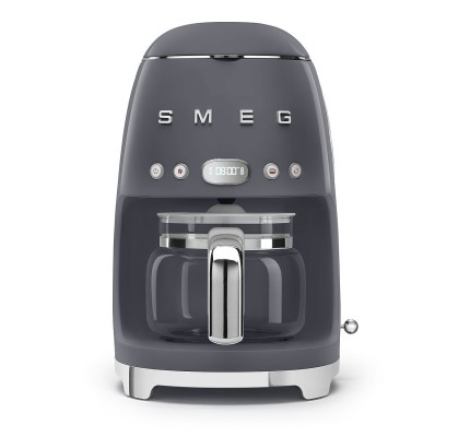 SMEG 50'S Style Retro Barut Gri Filtre Kahve Makinesi 