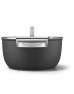 SMEG Cookware 50'S Style Siyah Tencere - 24 cm