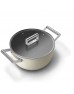 SMEG Cookware 50'S Style Krem Tencere - 24 cm