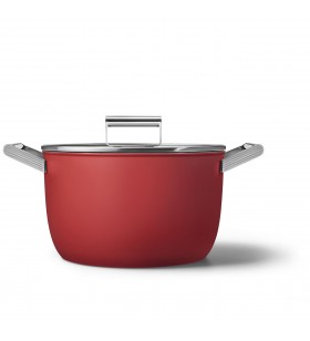 SMEG Cookware 50'S Style Kırmızı Tencere - 26 cm