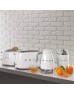 SMEG 50'S Style Retro Beyaz Ekmek Kızartma Makinesi