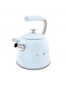 Smeg Düdüklü Ocak Üstü Retro Su Isıtıcı Mavi