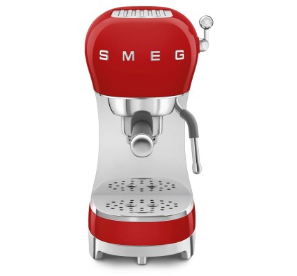 SMEG 50'S Style Retro Kırmızı Espresso Kahve Makinesi