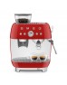 Smeg Öğütücülü Espresso Kahve Makinesi Kırmızı