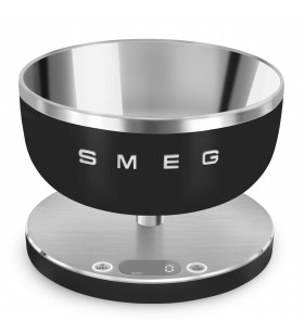 Smeg Dijital Mutfak Tartısı Mat Siyah