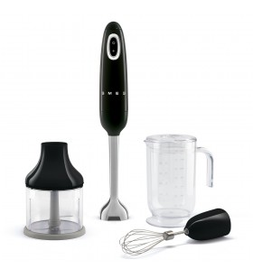 Smeg Aksesuarlı El Blender Seti Siyah