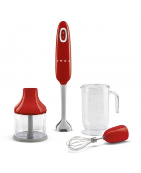 Smeg Aksesuarlı El Blender Seti Kırmızı