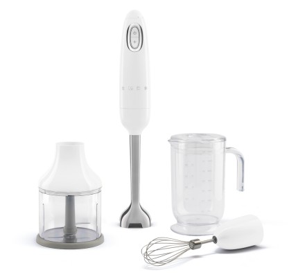 Smeg Aksesuarlı El Blender Seti Beyaz