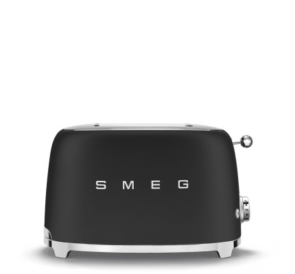 SMEG 50'S Style Retro Mat Siyah Ekmek Kızartma Makinesi