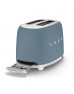 SMEG 50'S Style 2x1 Ekmek Kızartma Makinesi Mat Storm Blue