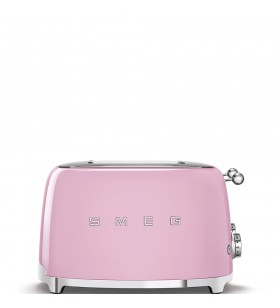 SMEG 50'S Style Retro Pembe 4x1 Ekmek Kızartma Makinesi