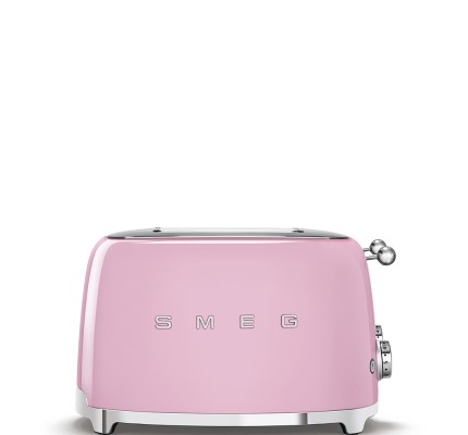 SMEG 50'S Style Retro Pembe 4x1 Ekmek Kızartma Makinesi