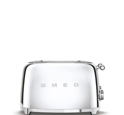 SMEG 50'S Style Retro Krom 4x1 Ekmek Kızartma Makinesi