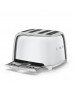 SMEG 50'S Style Retro Krom 4x1 Ekmek Kızartma Makinesi