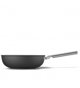 Smeg Cookware 50's Style Siyah Wok Tava - 30 cm
