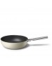 Smeg Cookware 50's Style Krem Wok Tava - 30 cm