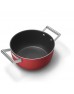 SMEG Cookware 50'S Style Kırmızı Tencere - 24 cm
