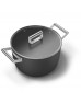SMEG Cookware 50'S Style Siyah Tencere - 26 cm