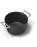 SMEG Cookware 50'S Style Siyah Tencere - 26 cm