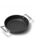 SMEG Cookware 50'S Style Siyah Pilav Tenceresi - 28 cm 